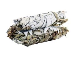 Smudge Vit Salvia Och Svart Salvia 10 cm