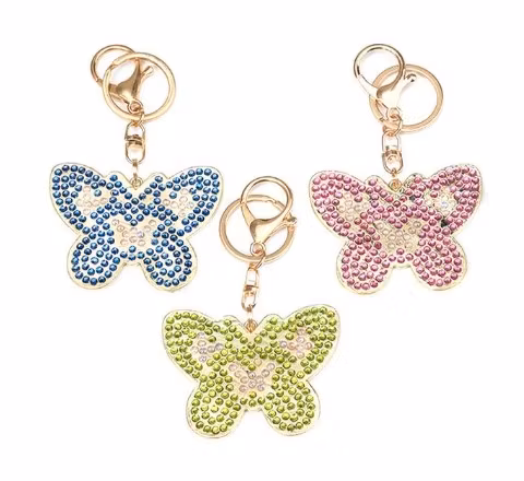 Nyckelringar Butterflies 3-Pack