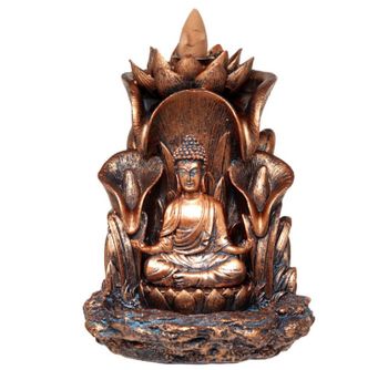 Thai Buddha Lotus Backflow Incense Burner