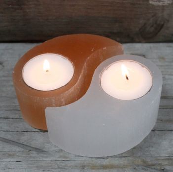 Ljushållare Selenit Ying Yang