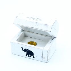 Rökelsehållare White Washed Kone Box