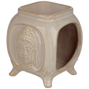Aromalykta Buddha Face White