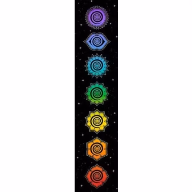 Diamanttavla Chakra 20x100