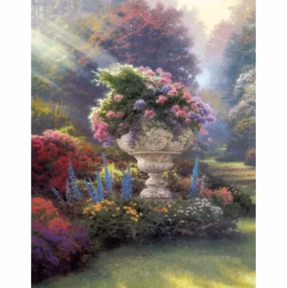 Diamanttavla Blomsterurna 40x50