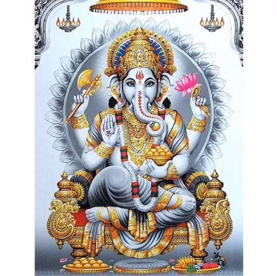 Diamanttavla Ganesha 40x50