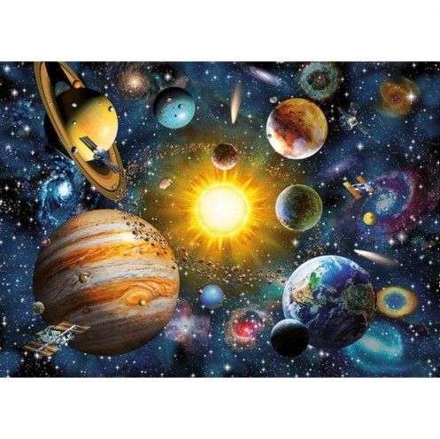 Diamanttavla Solsystemet 40x50