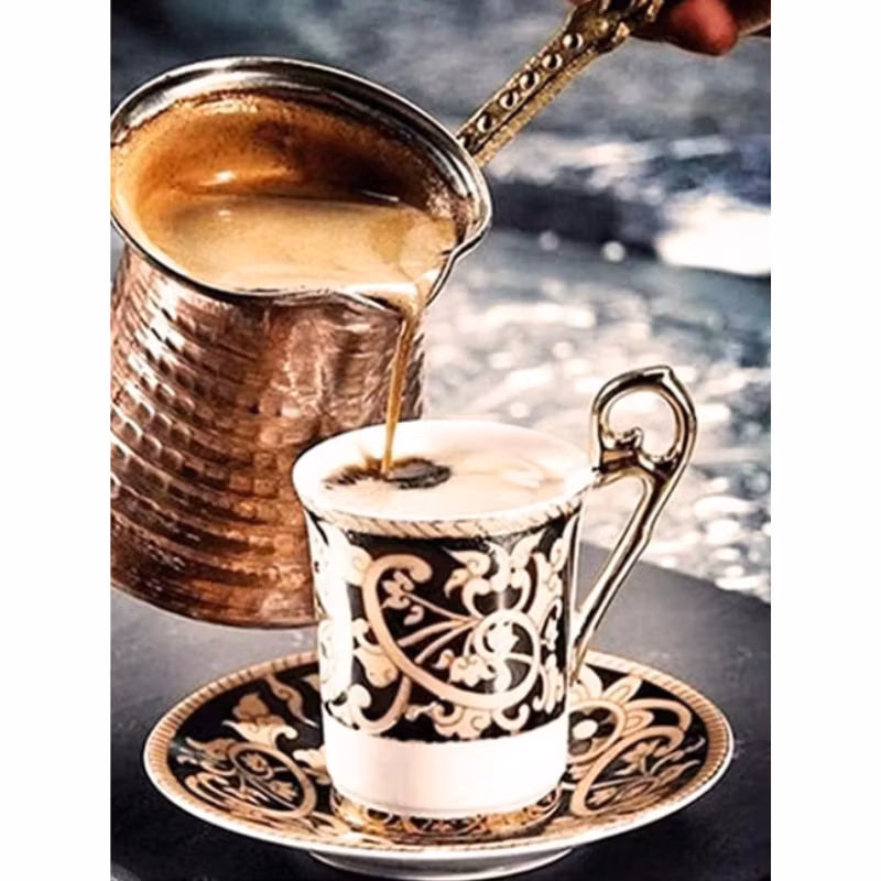 Diamanttavla Orient Coffee 30x40