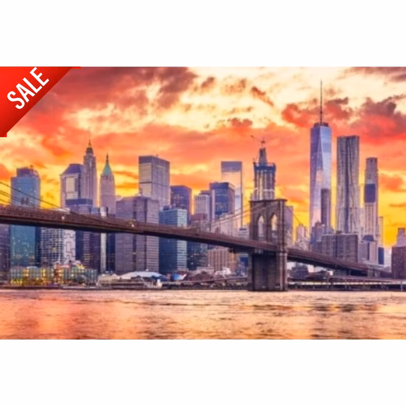 Diamanttavla New York Sunset 50x70