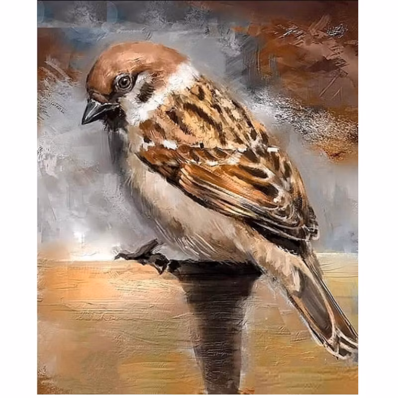 Diamanttavla (R) Sparrow 30x40
