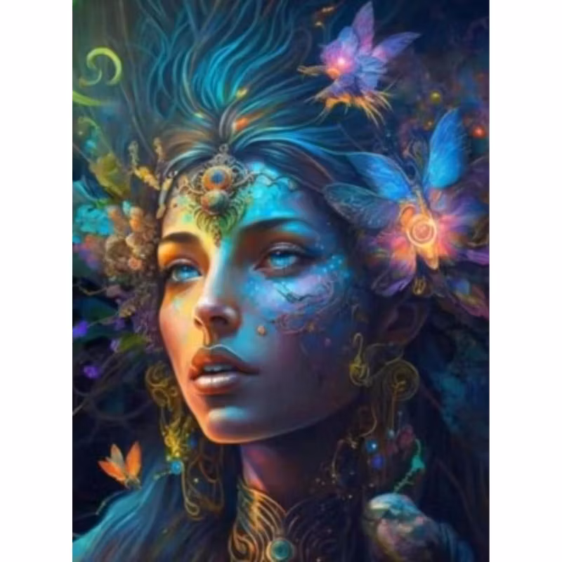 Diamanttavla (R) Beauty Fantasia 40x50