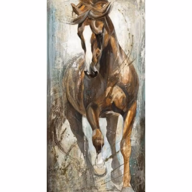 Diamanttavla Häst 50x100