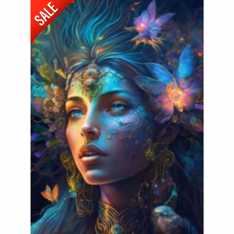 Diamanttavla (R) Beauty Fantasia 40x50