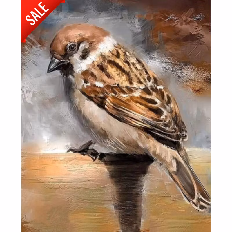 Diamanttavla (R) Sparrow 30x40