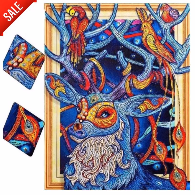 Diamanttavla Special Deer 40x50