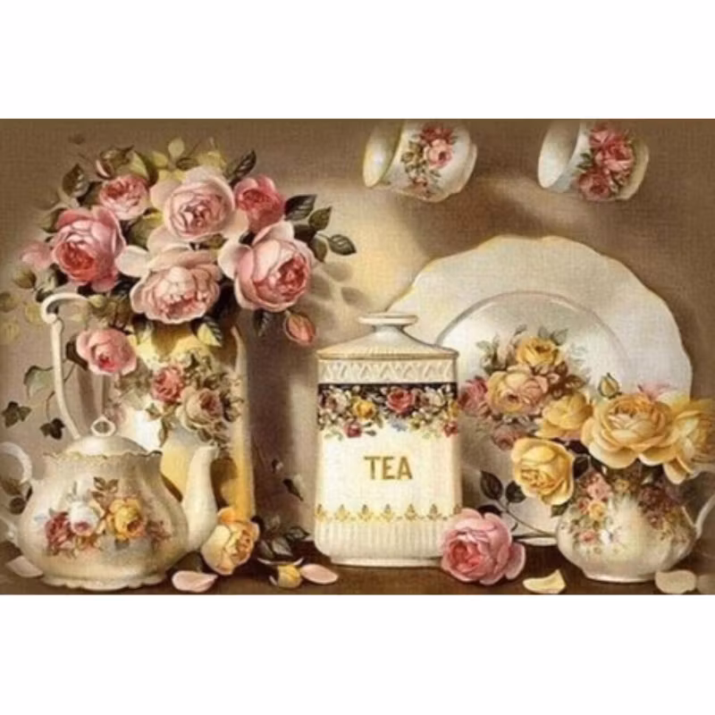 Diamanttavla Kitchenflower 40x50