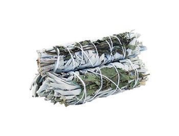 Smudge Stick - Vit Salvia Och Pepparmynta 10cm