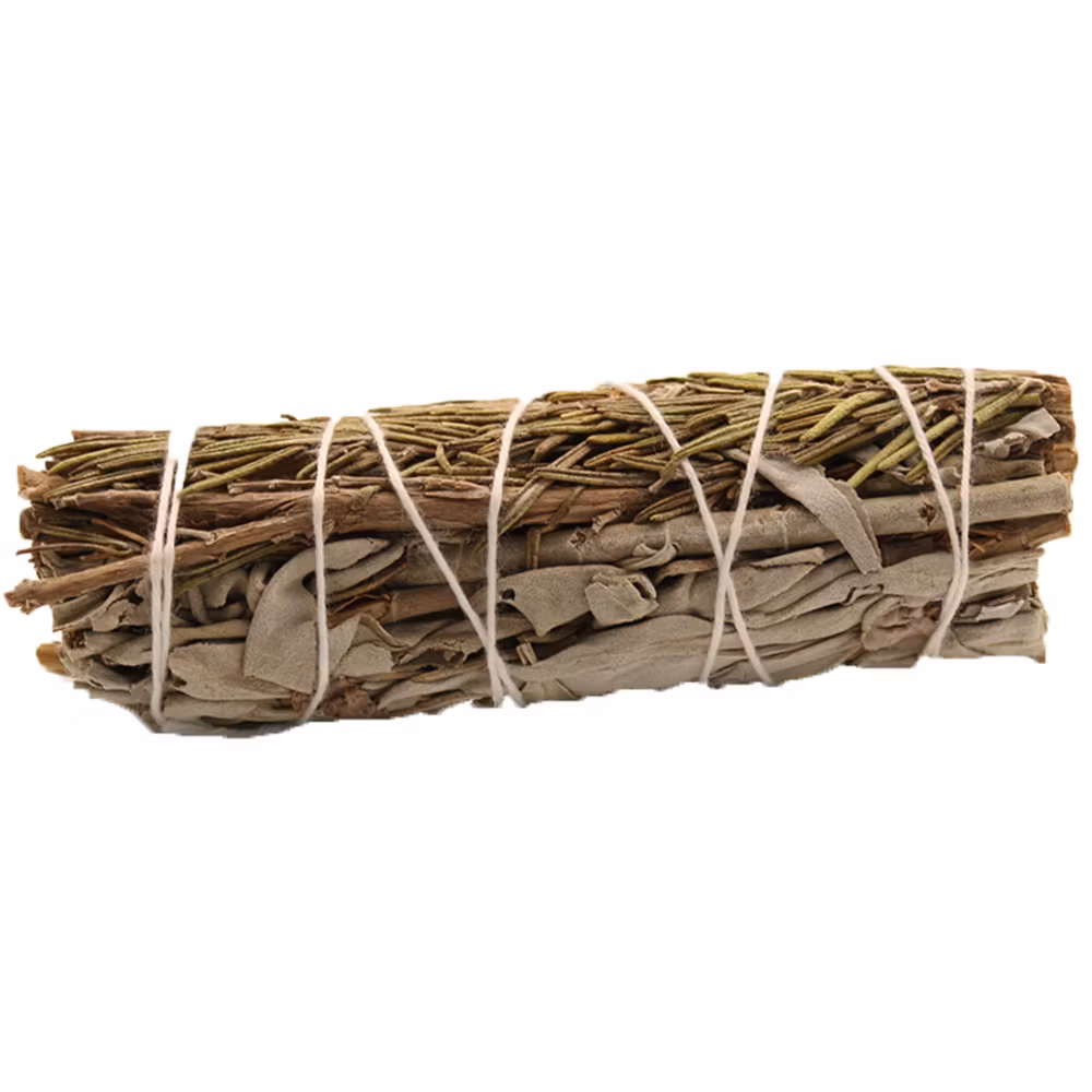 Smudge Stick - Vit Salvia Och Rosmarin 10cm