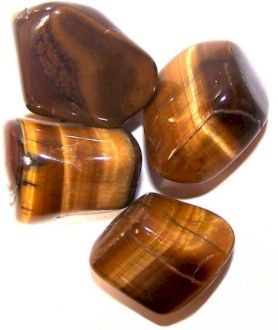 Tumlad Sten - Gold Tiger Eye