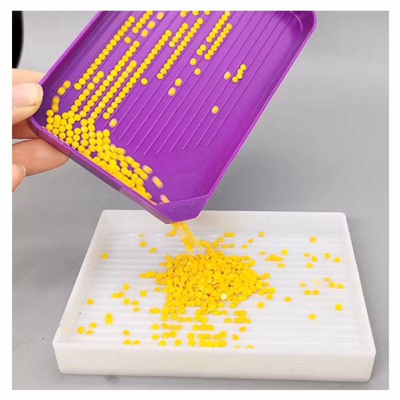 Diamond Painting Lila Tråg Med Pip 1 st