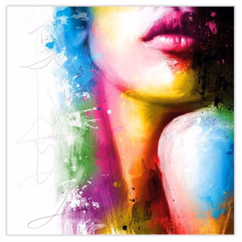 Diamanttavla Color Woman 40x40