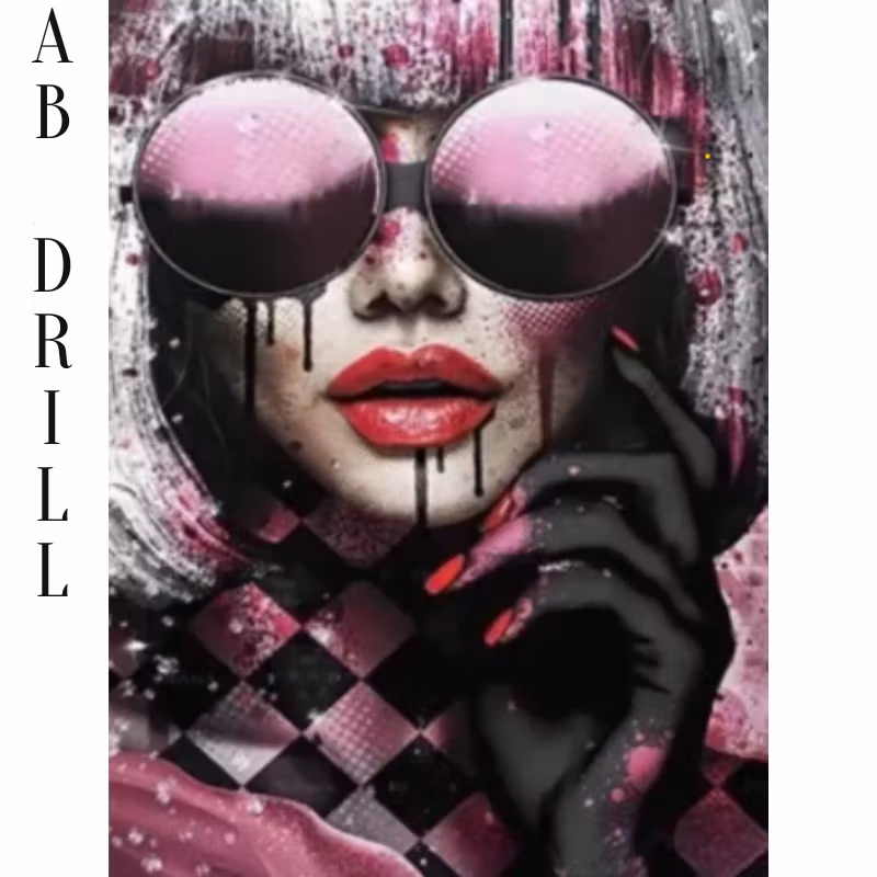 Diamanttavla AB Drills Purle Girl 40x50