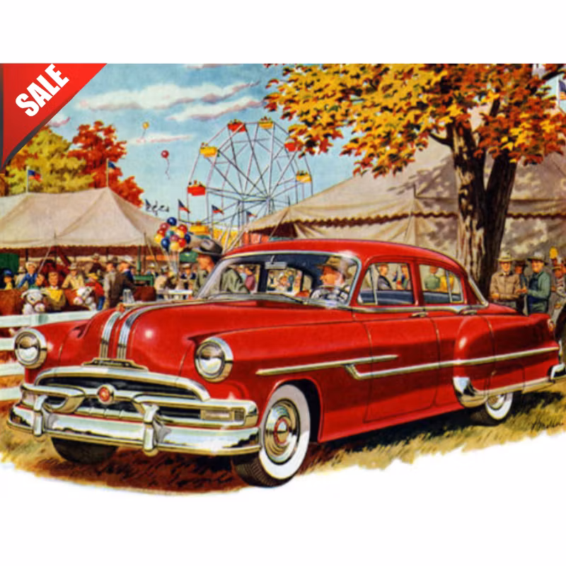 Diamanttavla Classic Car Tivoli 40x50