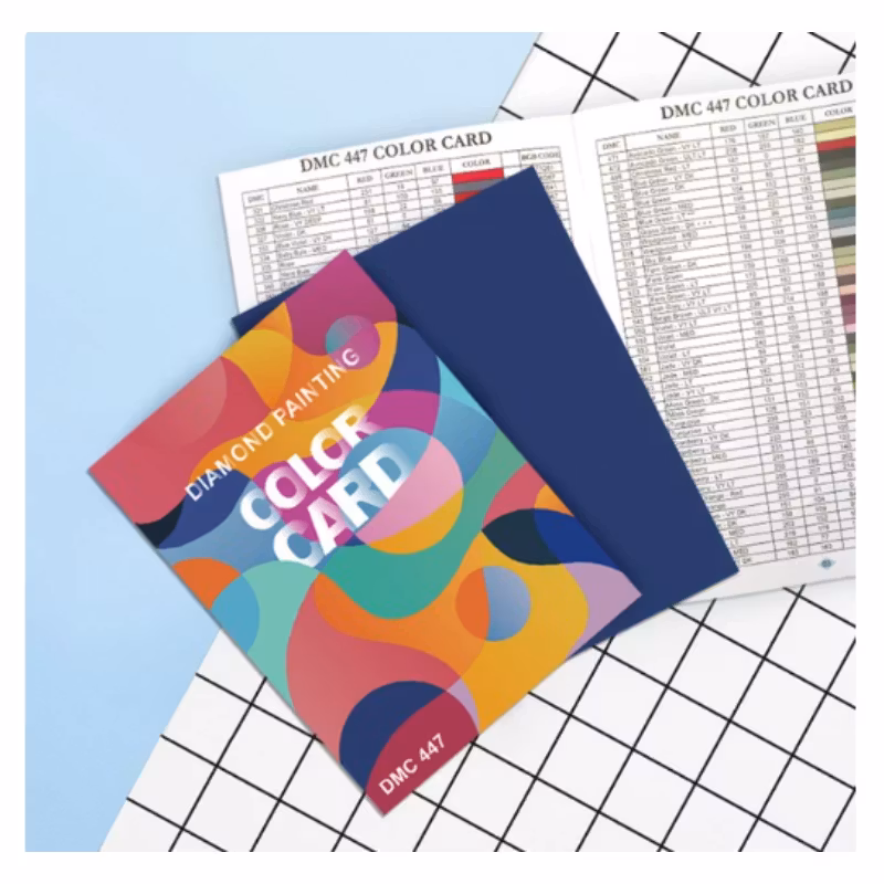 Diamond Painting Color Card DMC Bok