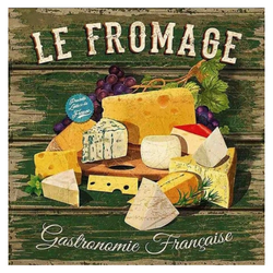 Diamanttavla Le Fromage 50x50