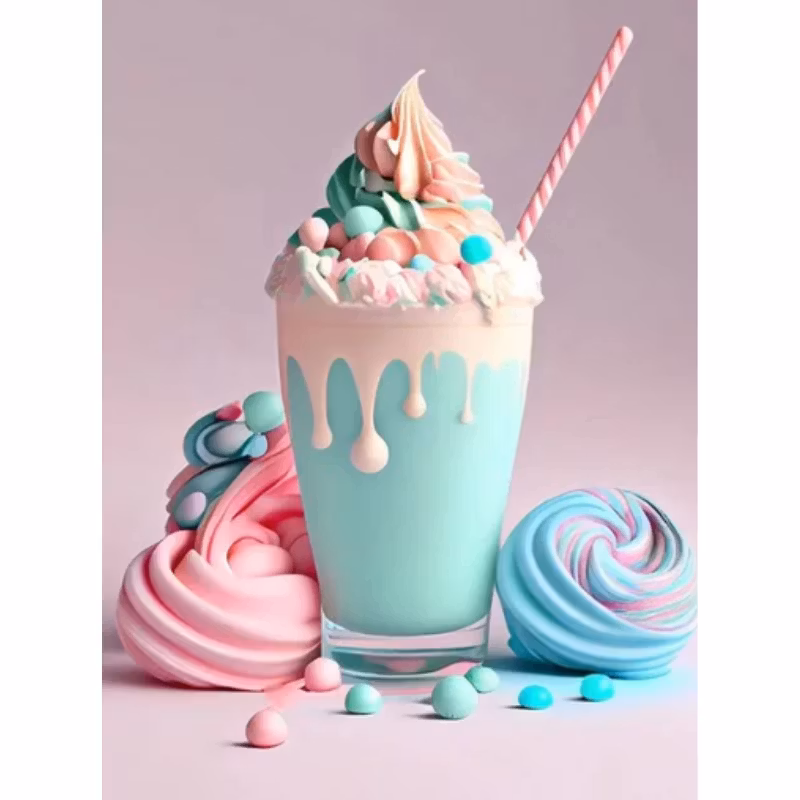 Diamanttavla Ice Creame 30x40