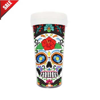 Diamond Painting Mugg Skull