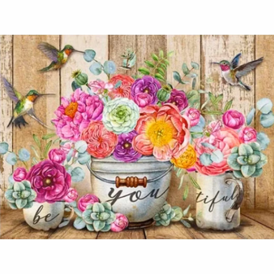 Diamanttavla Be You Tiful 40x50