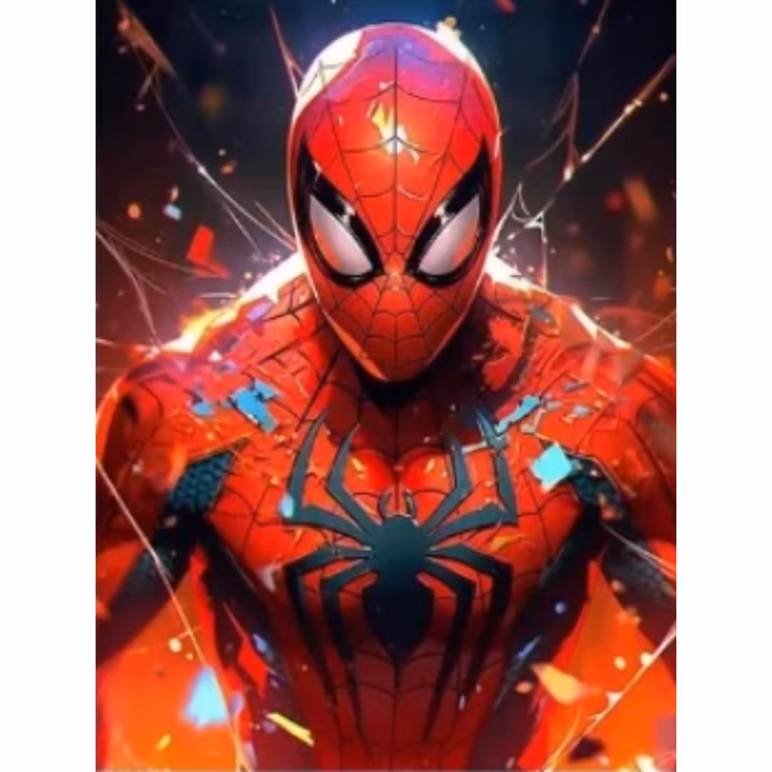 Diamanttavla Spiderman 40x50