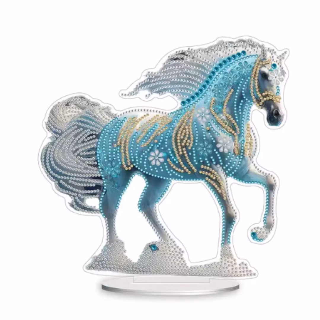 Diamond Painting Häst På Ställ 24 cm