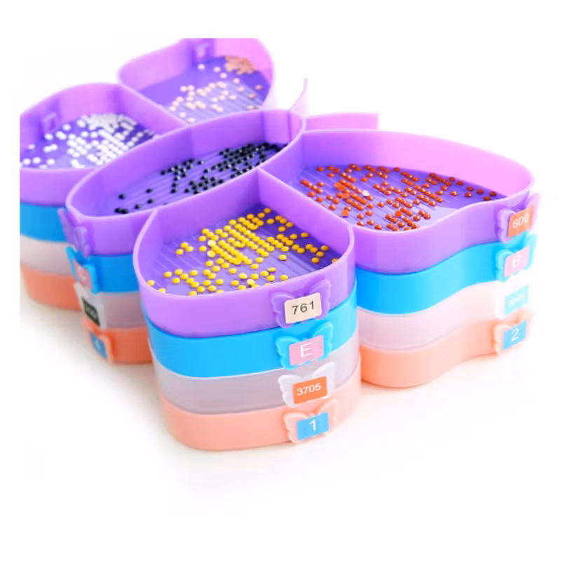 Diamond Painting Tråg Fjäril Lila (Diamanttavlor Göteborg)