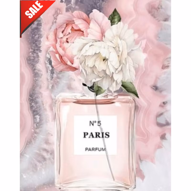 Diamanttavla Parfume Paris 40x50