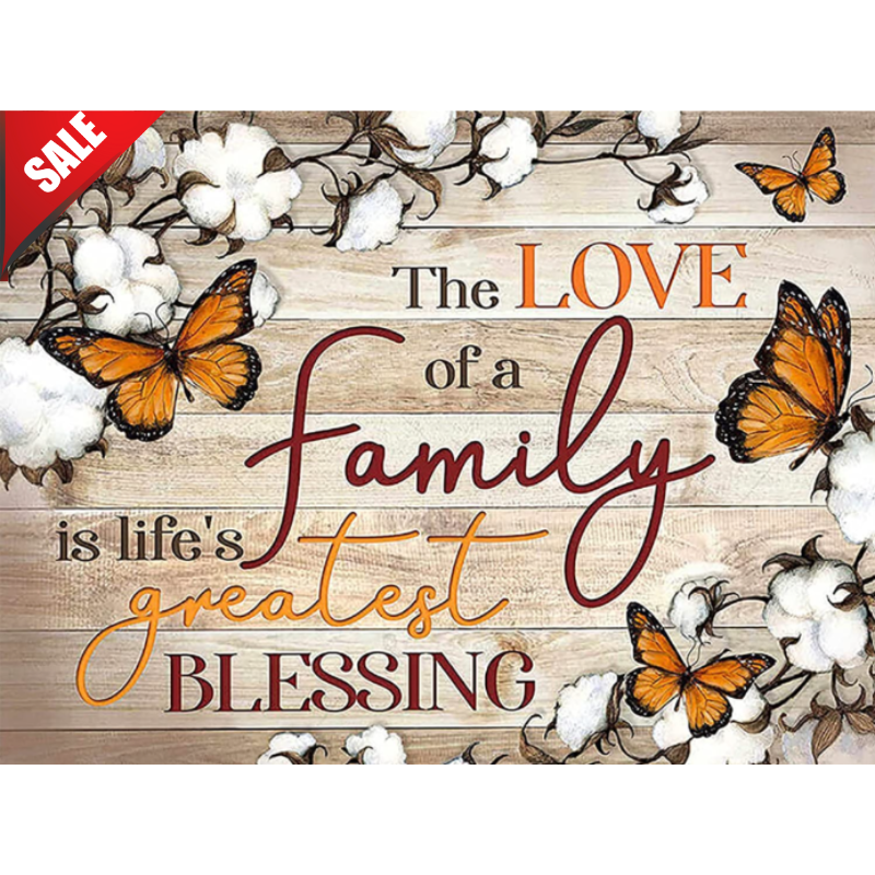 Diamanttavla Family 50x70