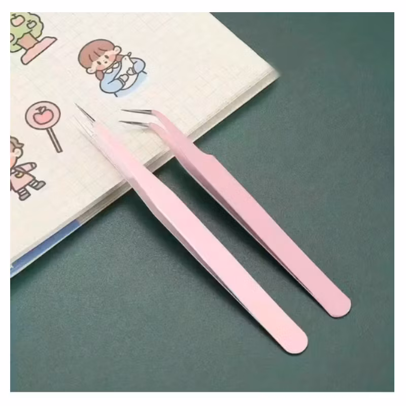 Diamond Painting 2-Pack Pincetter Rosa