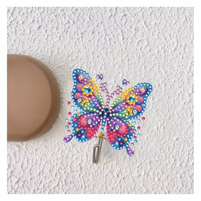 Diamond Painting Väggkrok Fjäril 6-Pack