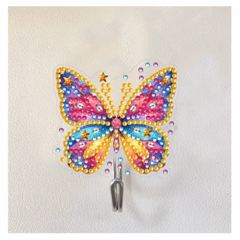 Diamond Painting Väggkrok Fjäril 6-Pack