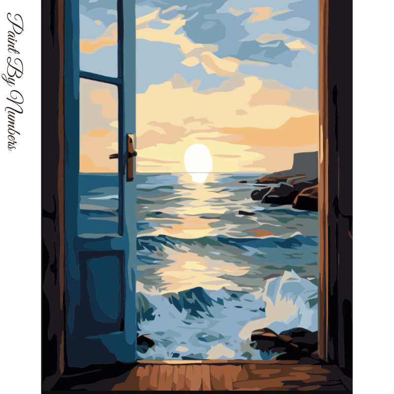 Paint By Numbers Ocean View 40x50