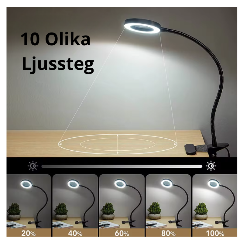 Diamond Painting Dimbar Lampa Med Förstoringsglas