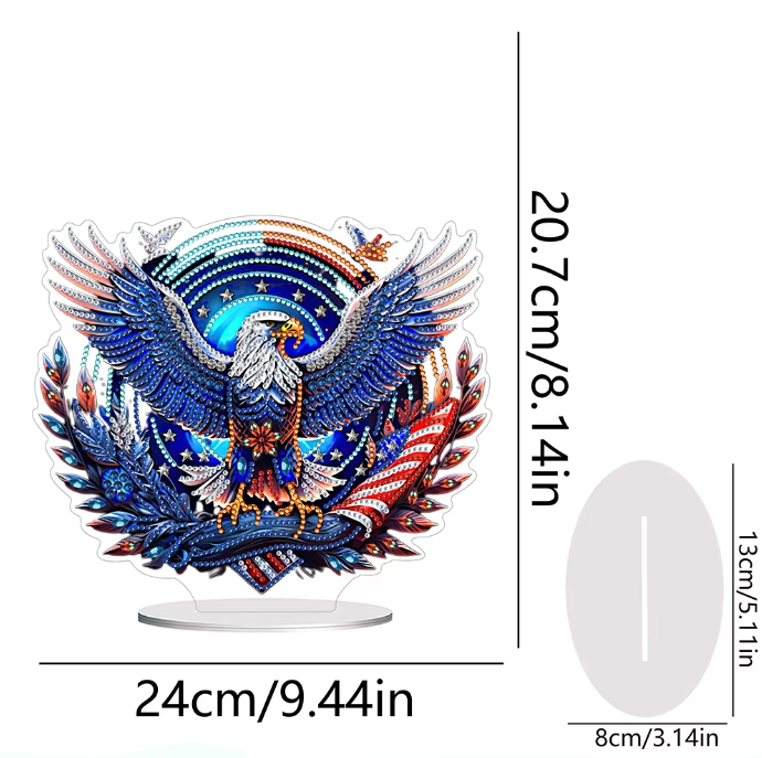Diamond Painting Bordsdekoration American Eagle