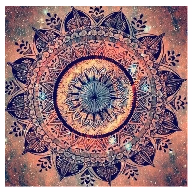 Diamanttavla Mandala Amazing 50x50