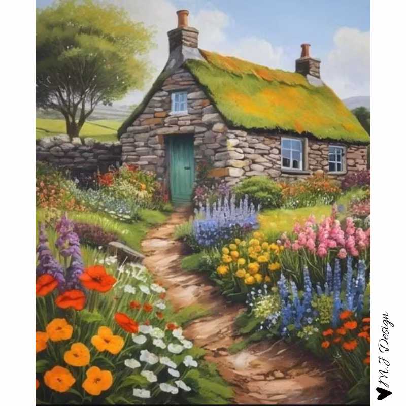 Diamanttavla Stentorp 40x50