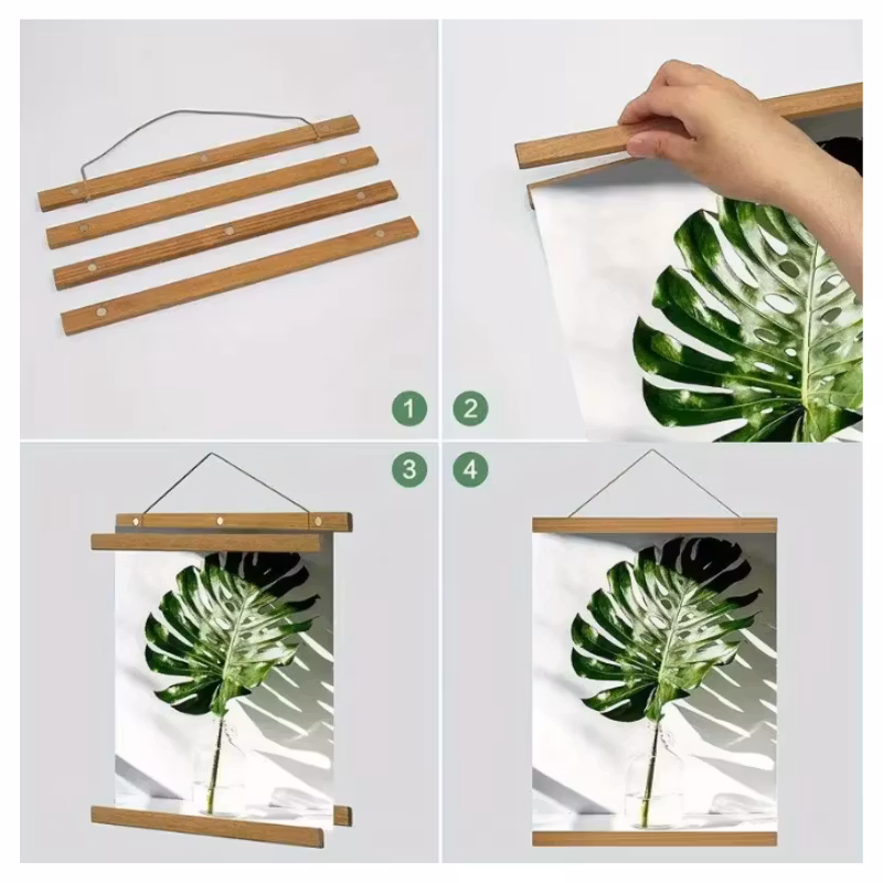 Diamond Painting Magnetram I Valnöt 31 cm