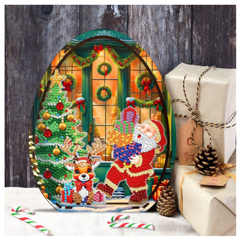 Diamond Painting Bordsdekoration 3D Tomte