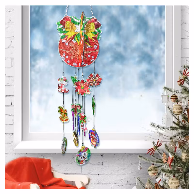 Diamond Painting Hängande Mobil Julkula