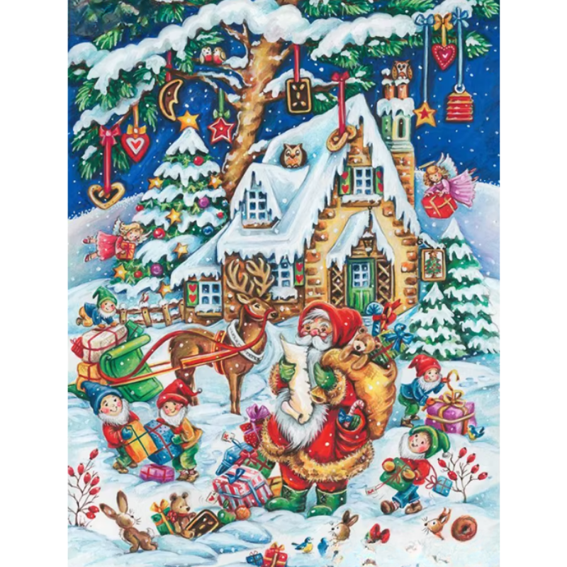 Diamanttavla Jultider  50x70
