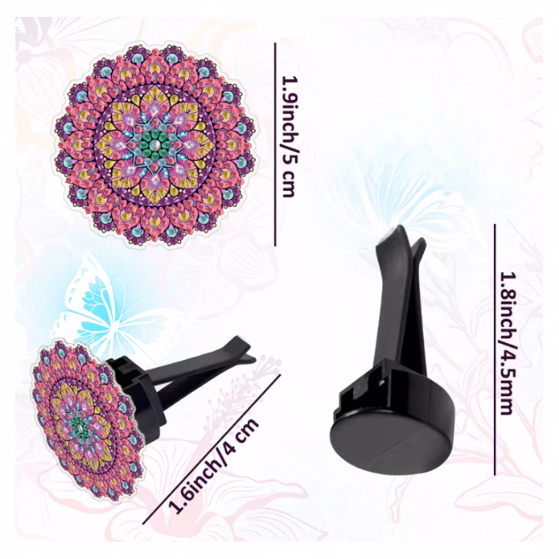 Diamond Painting Bildekoration 6-Pack  Mandala -REA