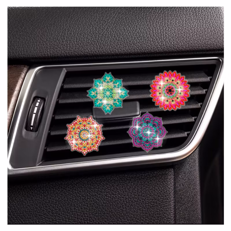 Diamond Painting Bildekoration 6-Pack  Mandala -REA